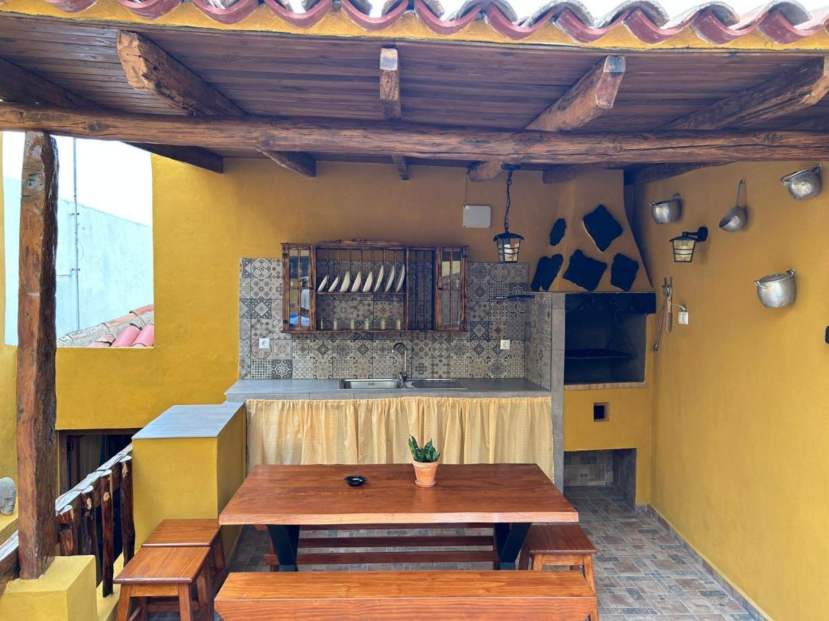 Tradicional Casa Canaria Con Piscina Y Vistas Al Teide Icod De Los Vinos Εξωτερικό φωτογραφία