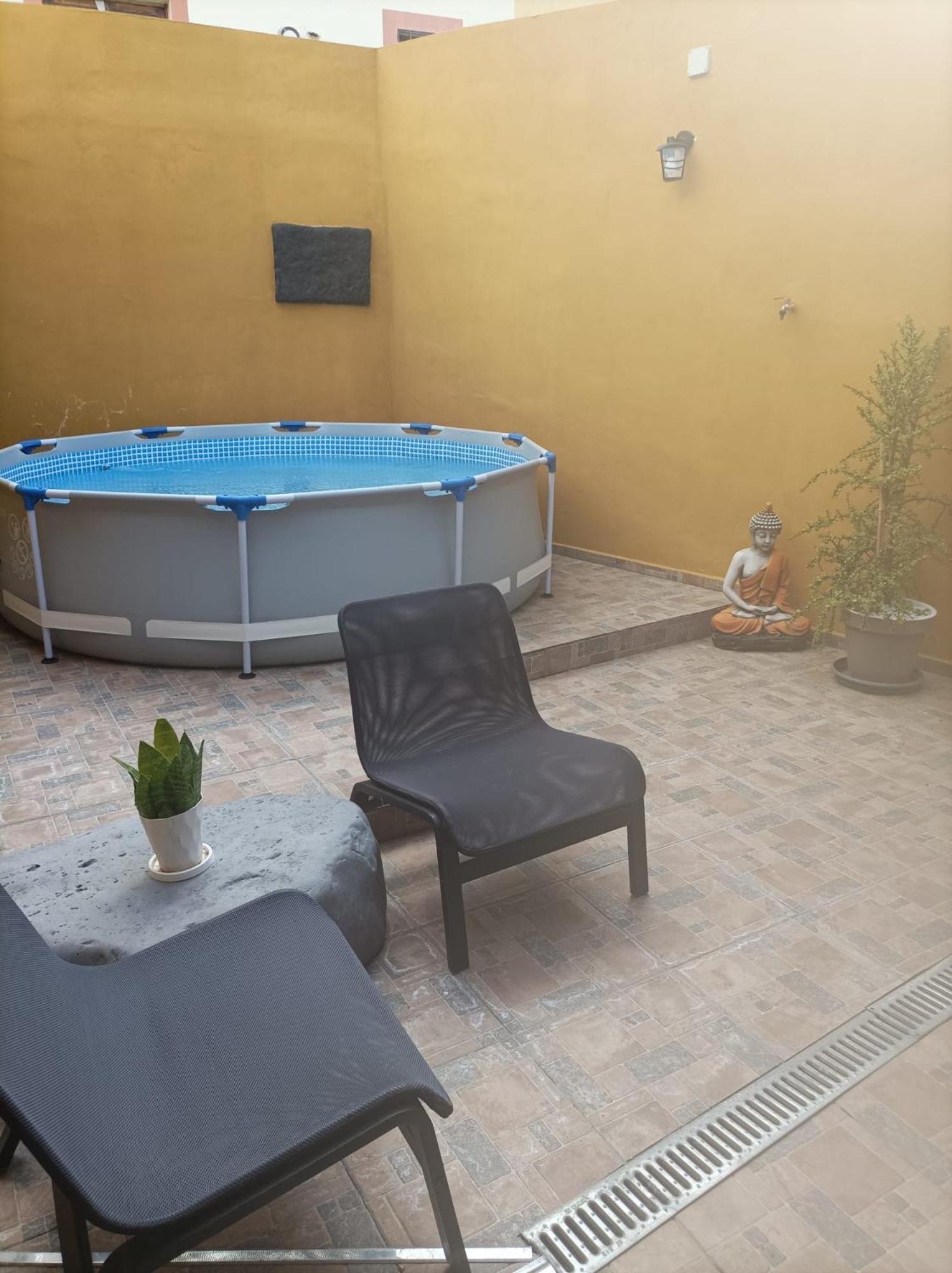 Tradicional Casa Canaria Con Piscina Y Vistas Al Teide Icod De Los Vinos Εξωτερικό φωτογραφία
