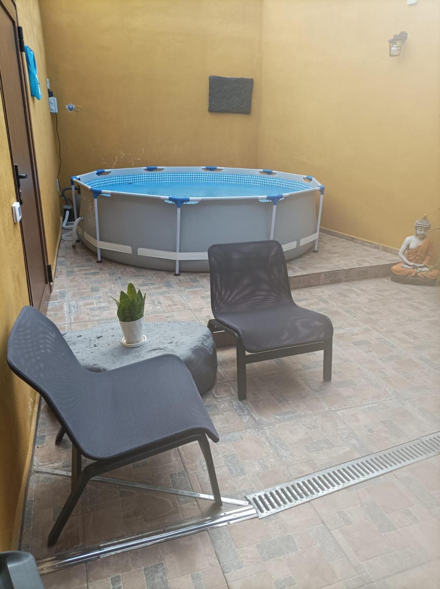 Tradicional Casa Canaria Con Piscina Y Vistas Al Teide Icod De Los Vinos Εξωτερικό φωτογραφία
